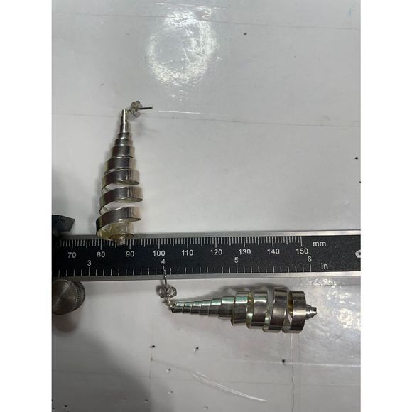 RLM STUDIOS Sterling silver swirl earrings - Picture 4 of 9